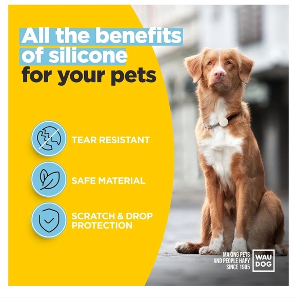 3-Pack AirTag Dog Collar Holder - Glow in The Dark - Picture 4 of 5